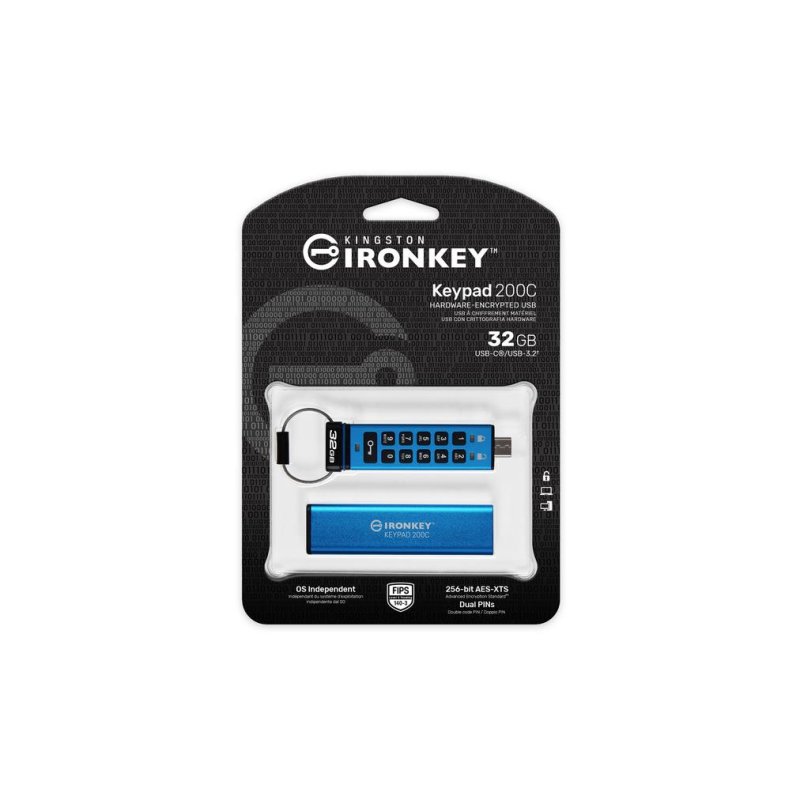 Thumbnail 1 de Kingston IronKey Keypad 200C 32 GB USB