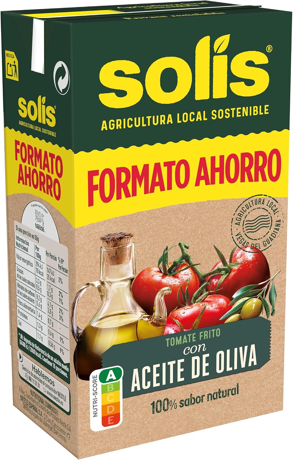 Detalle 1 de Solis Salsa de Tomate COMBI OLIVA 12x500g 🍅