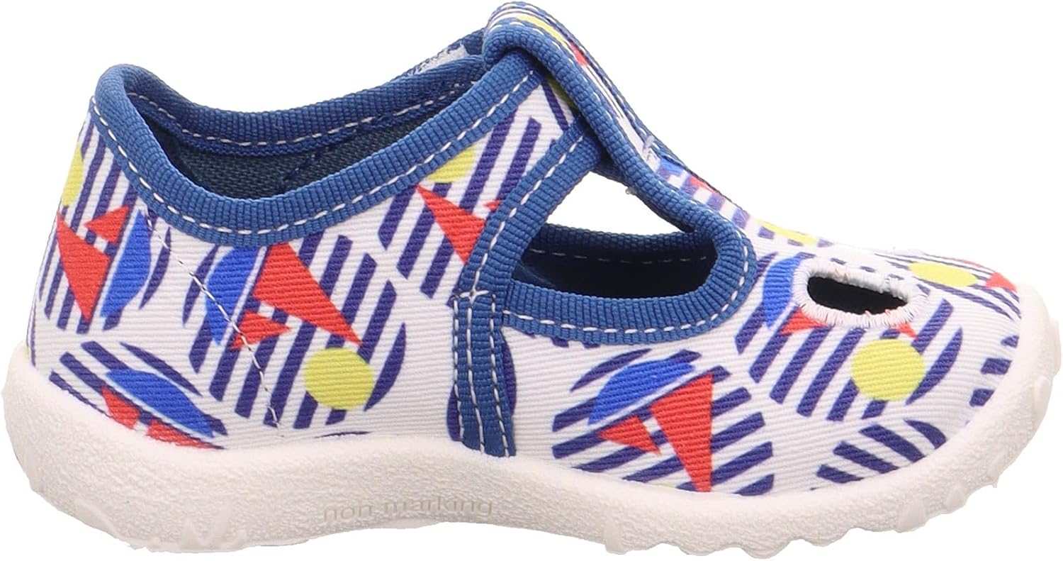 Thumbnail 4 de Superfit Jungen Spotty Hausschuhe aus Baumwolle mit Klettverschluss