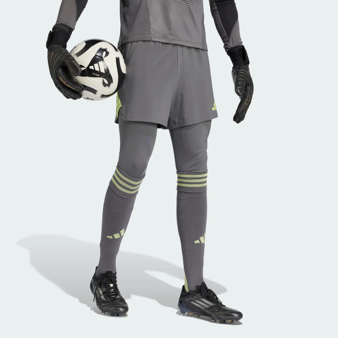 Detalle de Adidas Tiro 25 Pro Goalkeeper Leggings – Gris