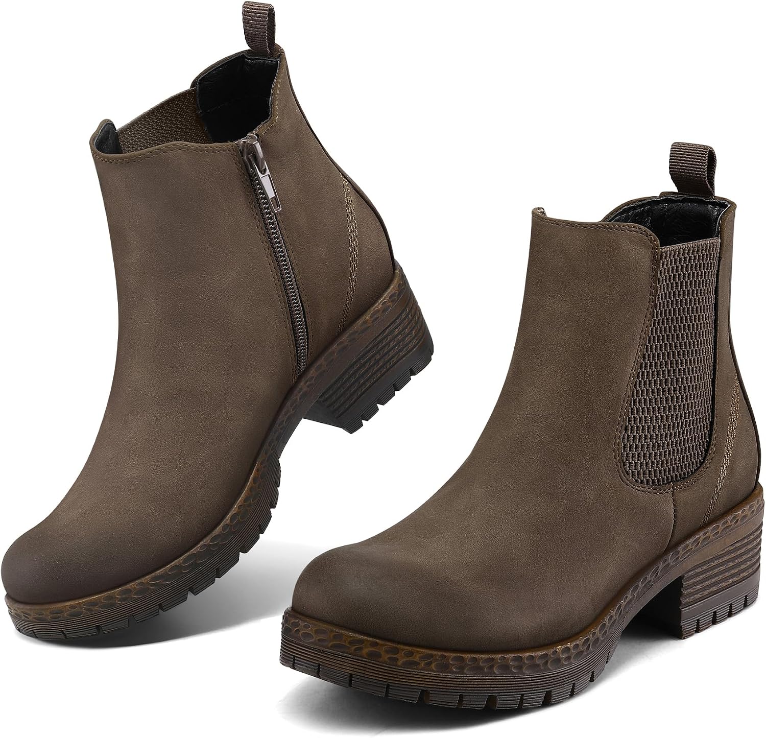 Detalle de mysoft Chelsea Ankle Boots, 1.8-Inch Heel