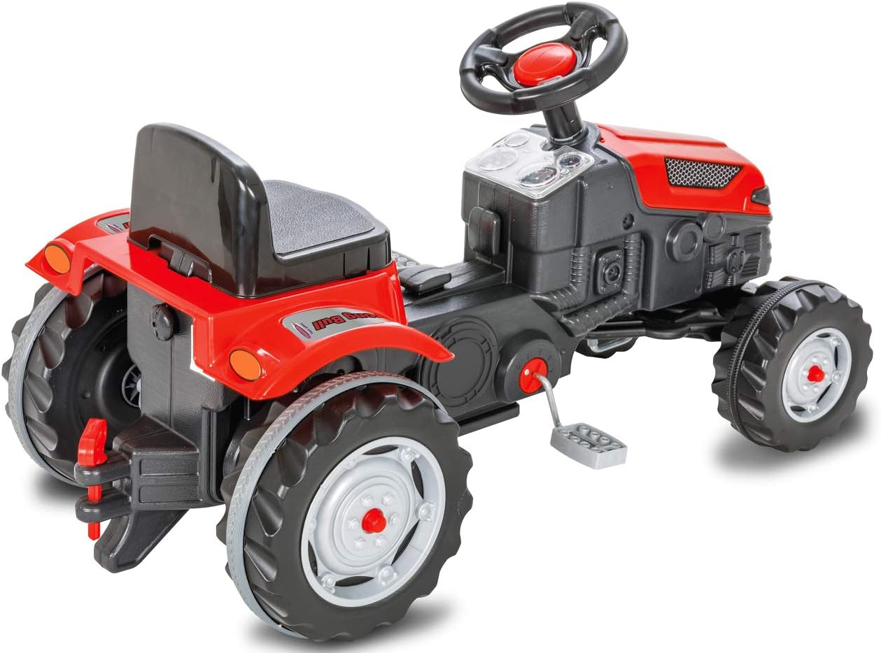 Detalle 2 de JAMARA 460796 Strong Bull – traktor na pedały z regulowanym siedzeniem