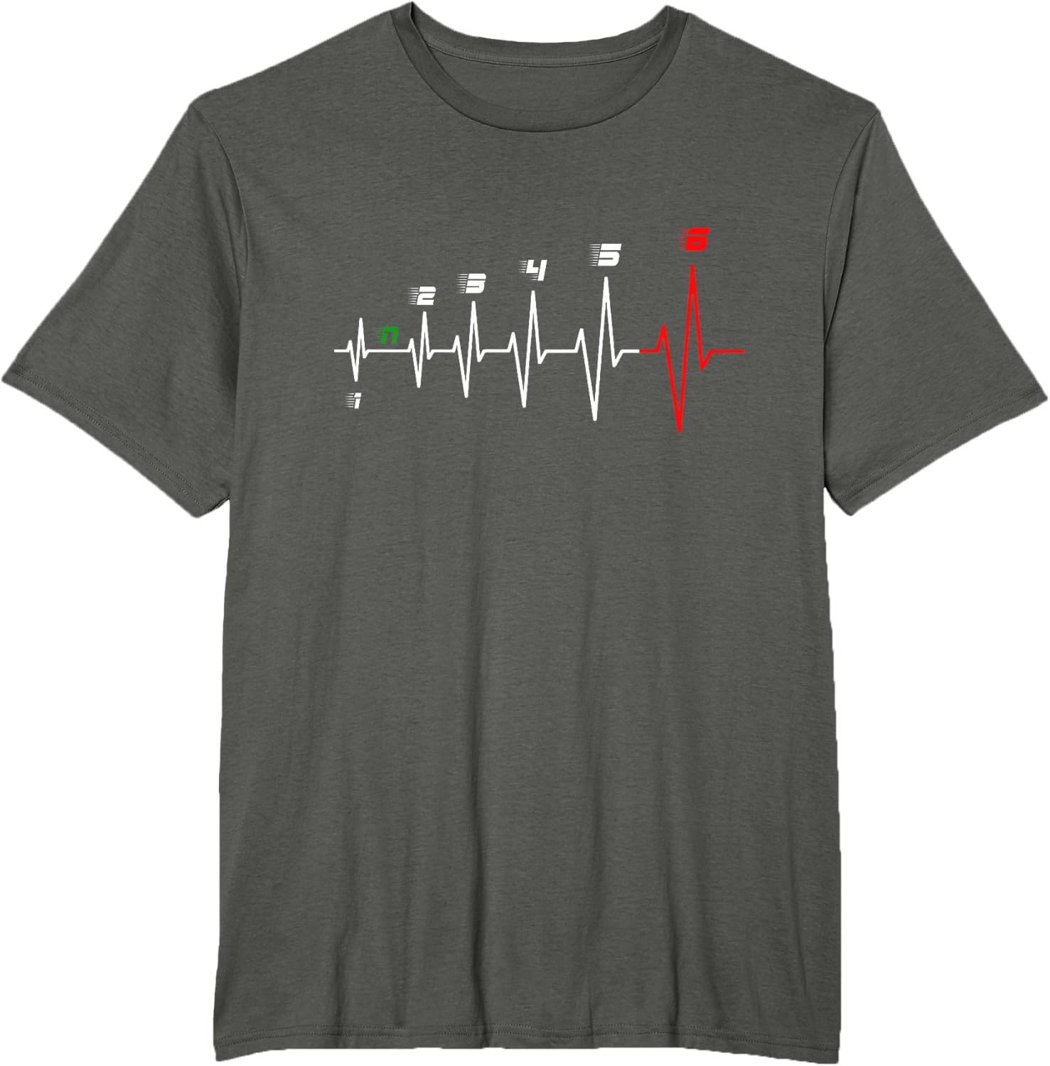 Thumbnail 4 de Moto Racing Heartbeat Camiseta para hombre