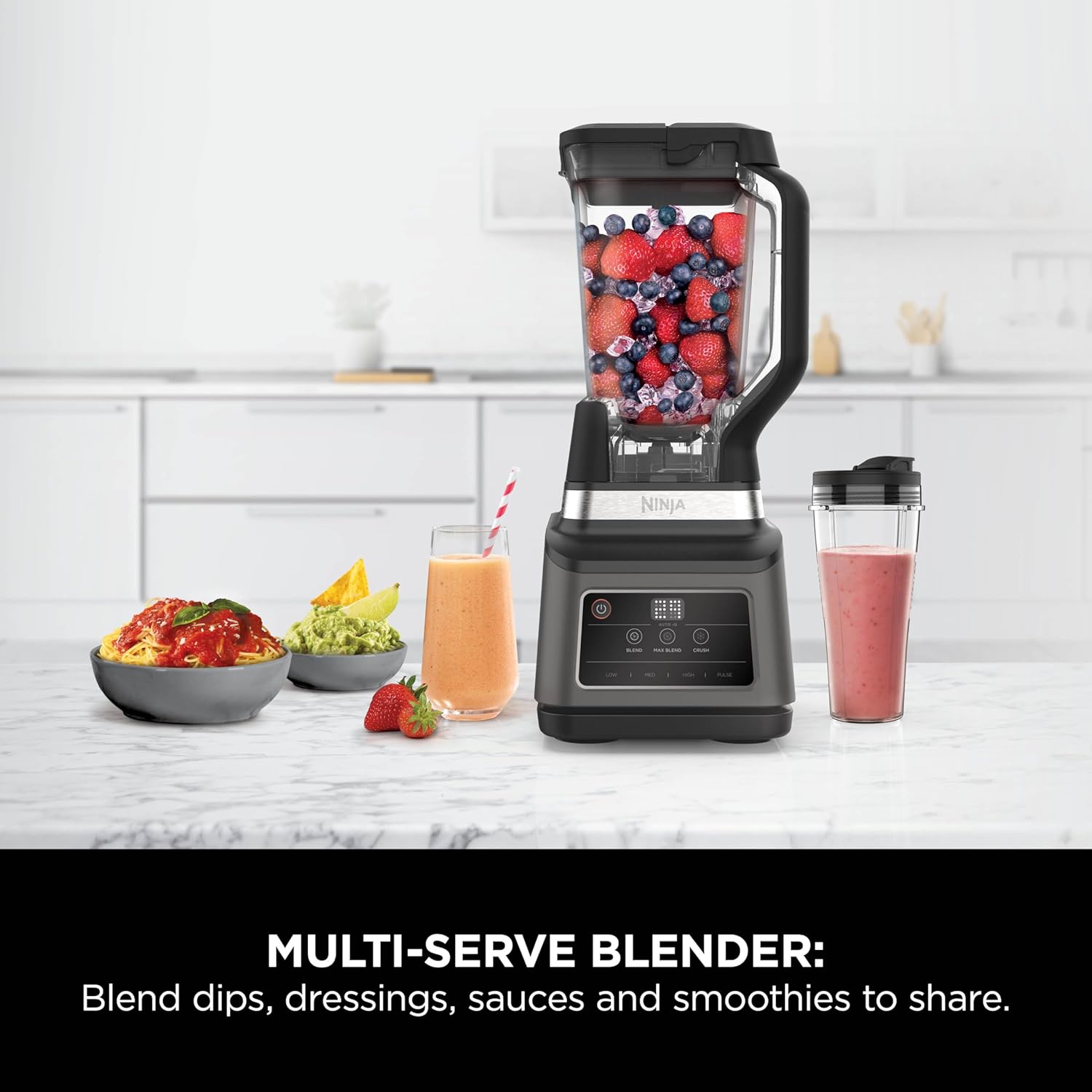 Thumbnail 2 de Ninja BN750UK 1200W blender with 2.1L jug