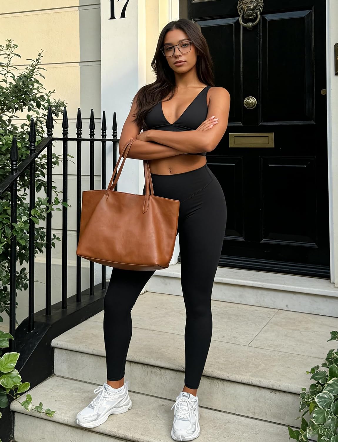Thumbnail 4 de YEOREO Workout Leggings, Tummy Control