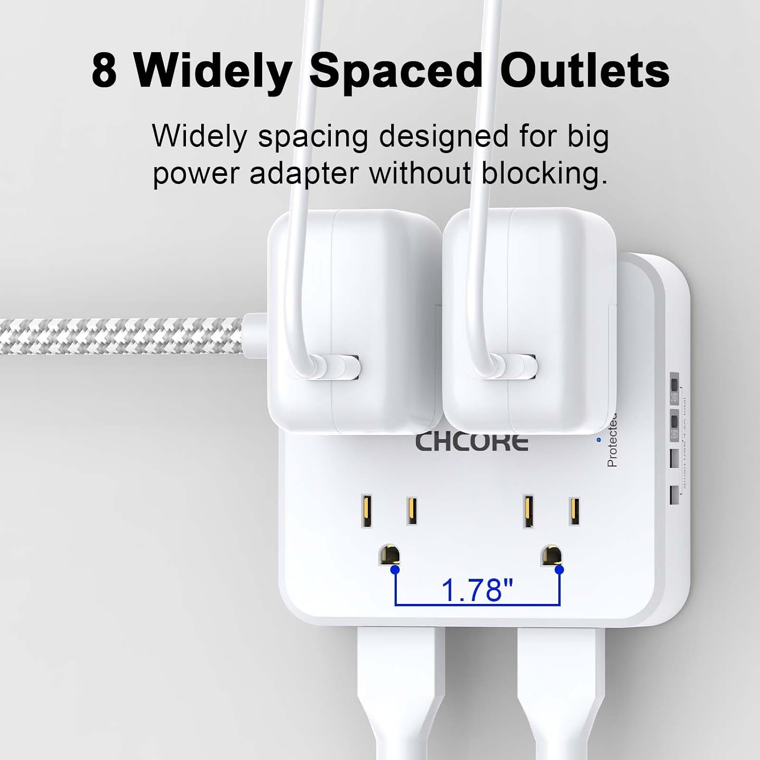 Detalle 2 de CHCORE Surge Protector 5Ft 🔌