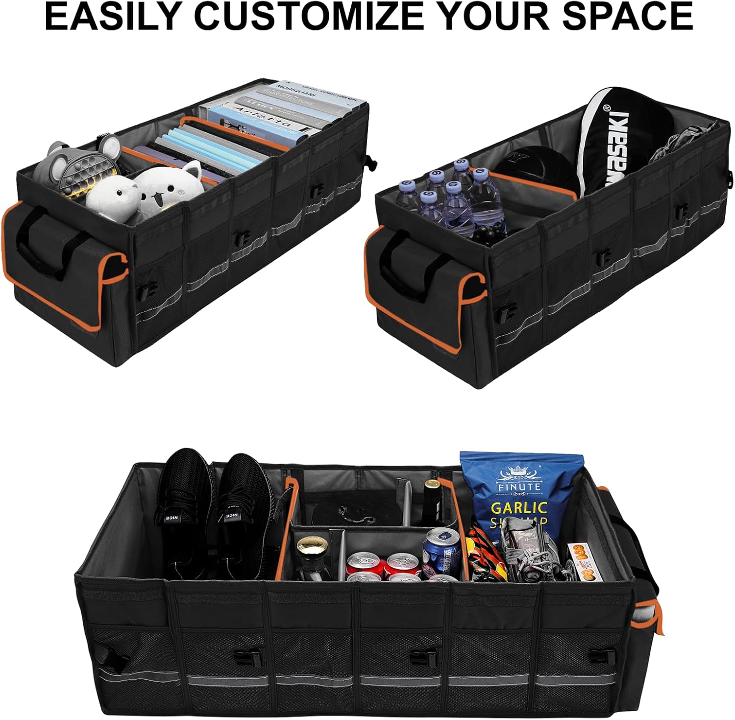 Detalle 2 de Car Trunk Organizer 35L