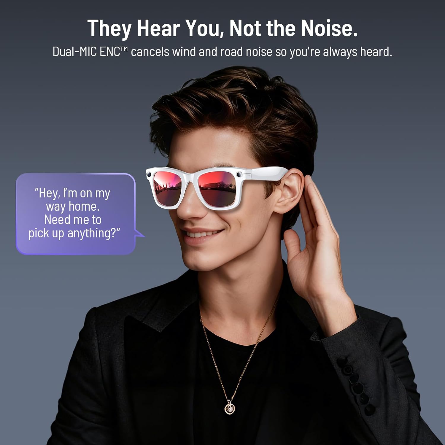 Detalle 2 de Ai Smart Glasses 8MP Camera