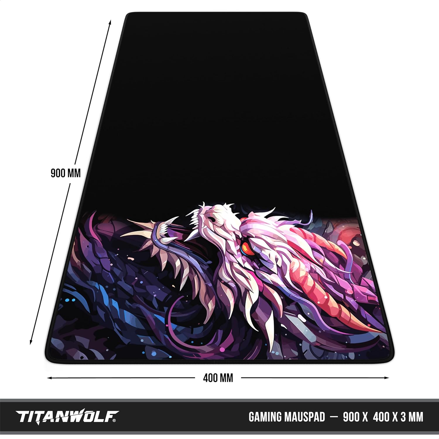 Thumbnail 1 de TITANWOLF XXL Speed Gaming Mauspad 900x400mm