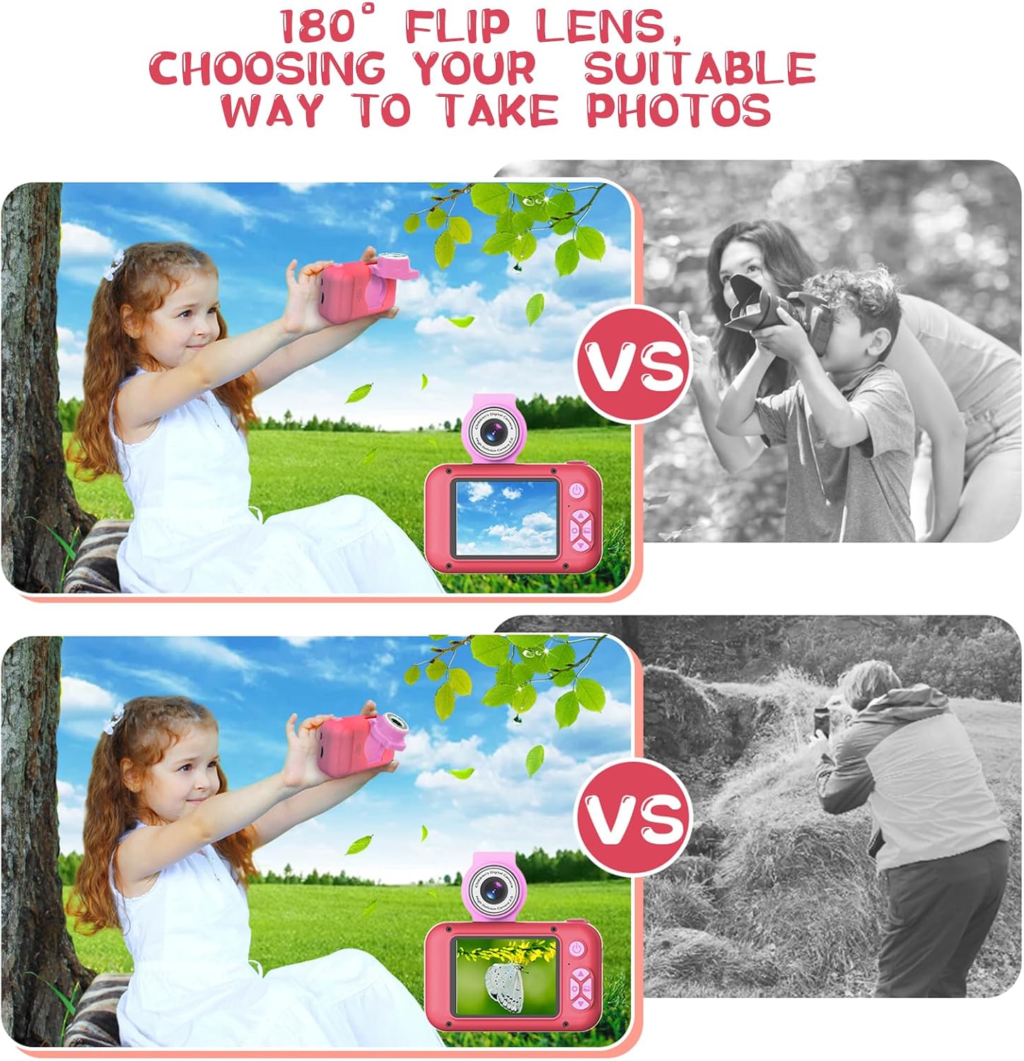 Thumbnail 3 de ARNSSIEN Kids Digital Camera Toy X101 (2.4in IPS Screen, 180° Flip Lens) for ages 3–12