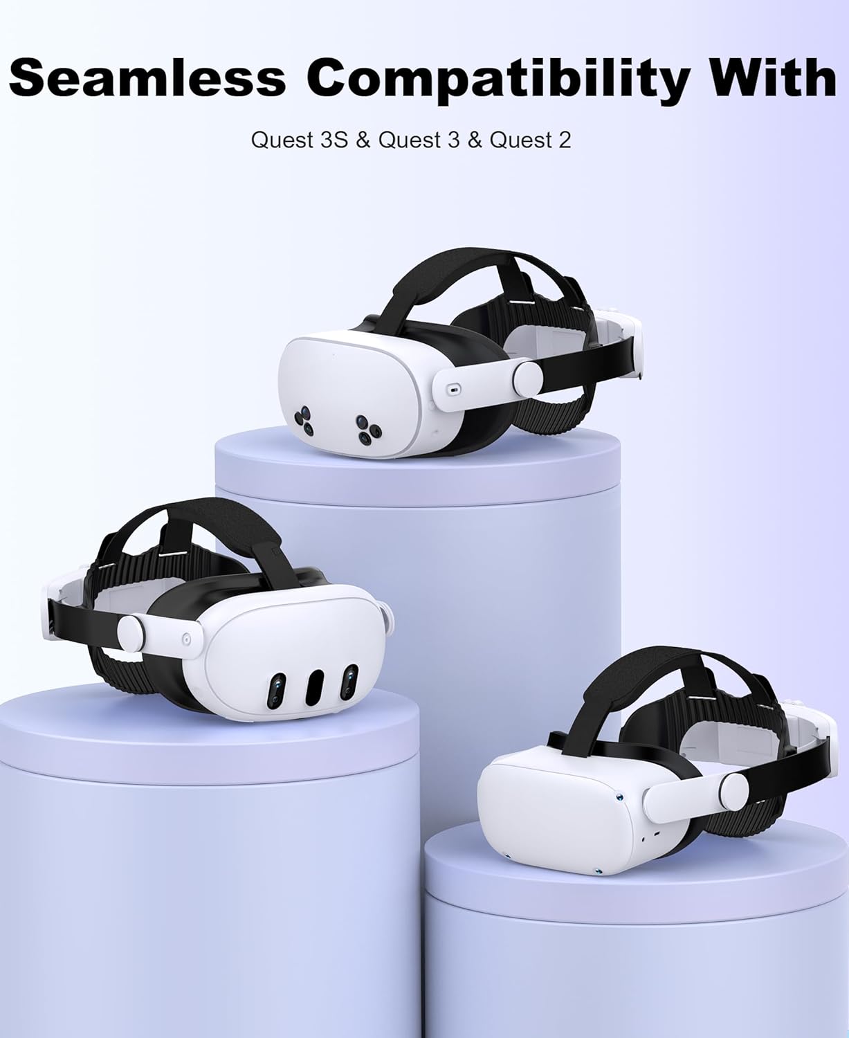 Thumbnail 1 de AXYBCOOL MV1000 Head Strap for Quest 3S