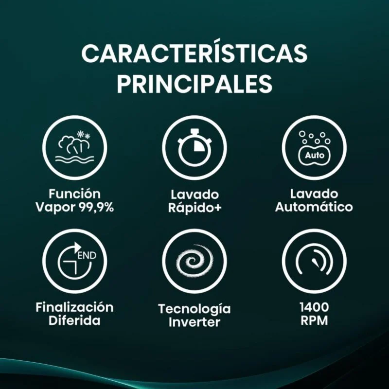 Thumbnail 1 de Hisense WF1Q9041BW 9 kg carga frontal 1400 rpm A blanca