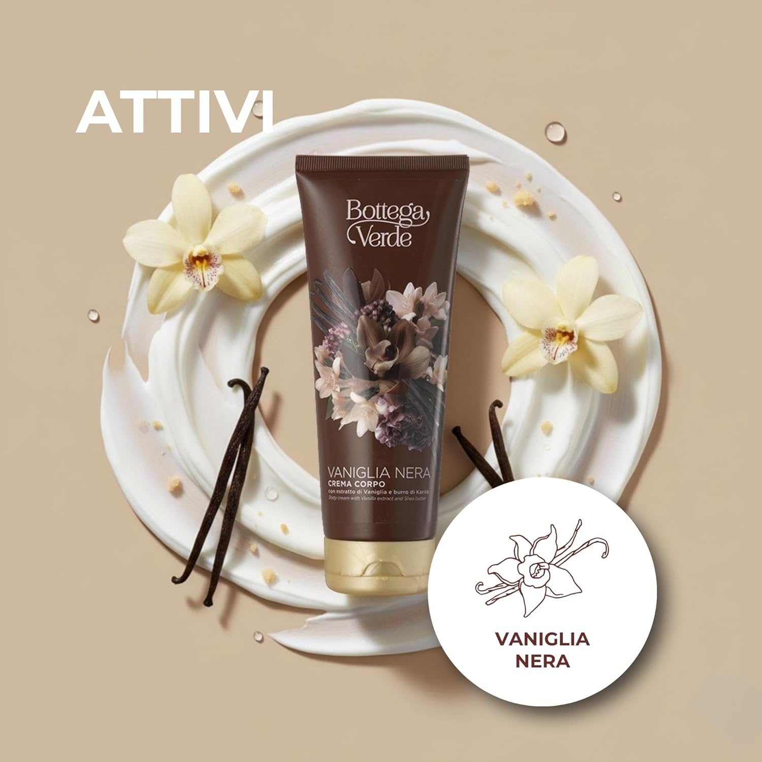 Detalle 2 de Bottega Verde Vaniglia Nera crema corpo 200 ml