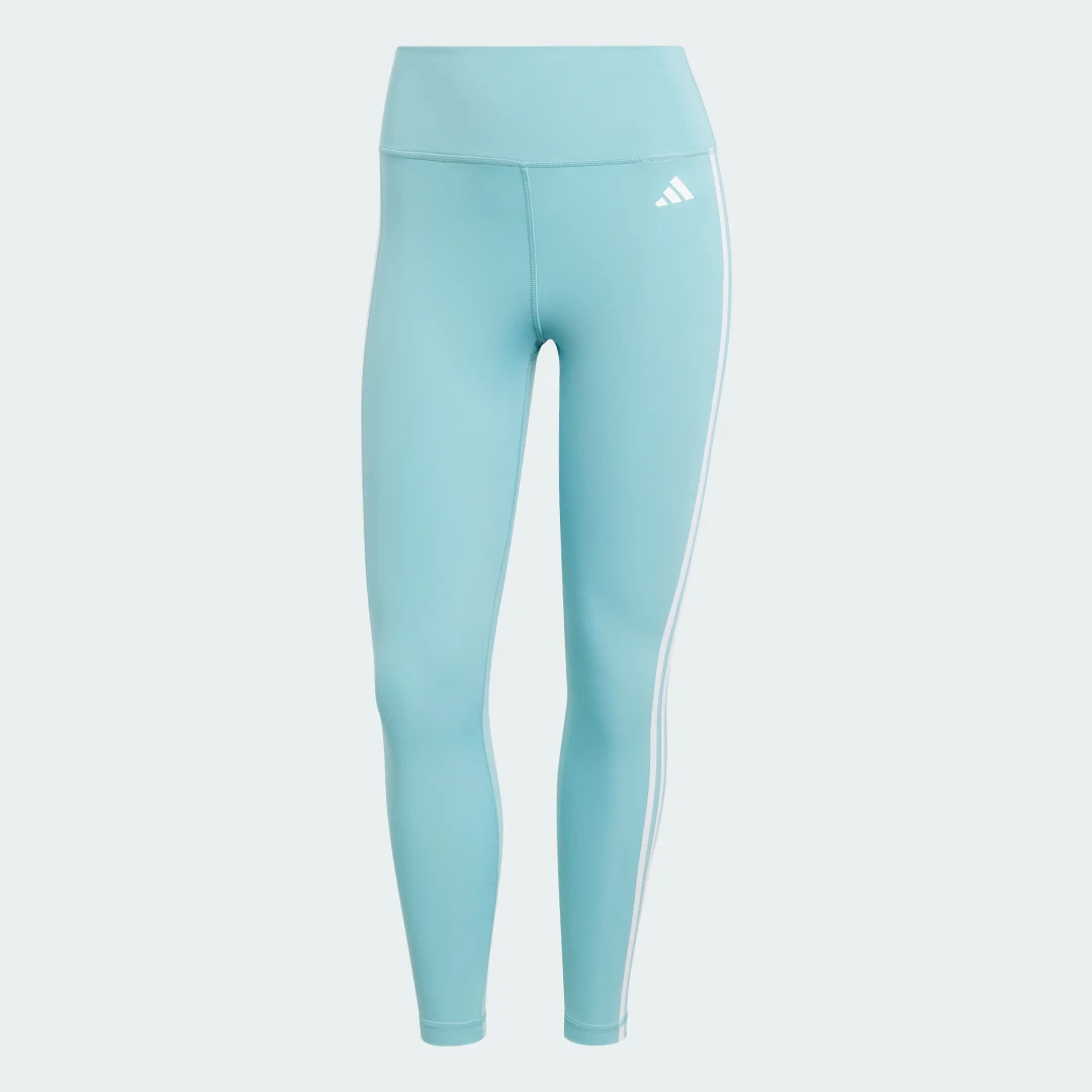 Detalle 2 de Adidas Mallas 7/8 Train Essentials High-Waisted 3 bandas – Turquesa