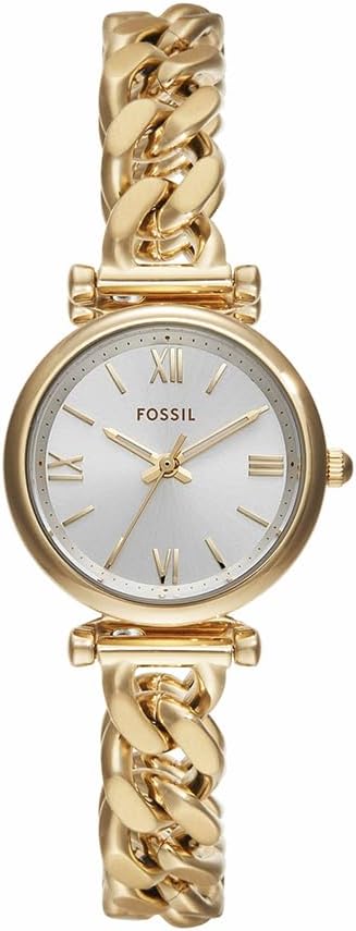 Thumbnail 5 de FOSSIL Montre Carlie pour Femmes – Mouvement Quartz à 3 Aiguilles, Boîtier Or et Bracelet Acier Inoxydable