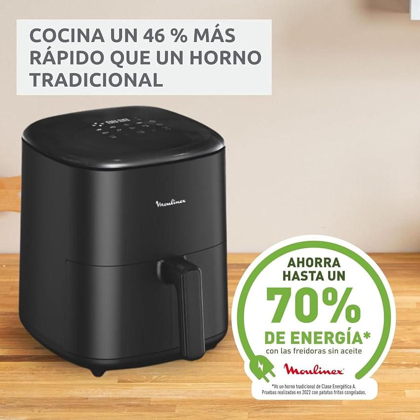 Thumbnail 6 de Moulinex Easy Fry Max 5L 🍟 – Freidora sin aceite, ahorro energético