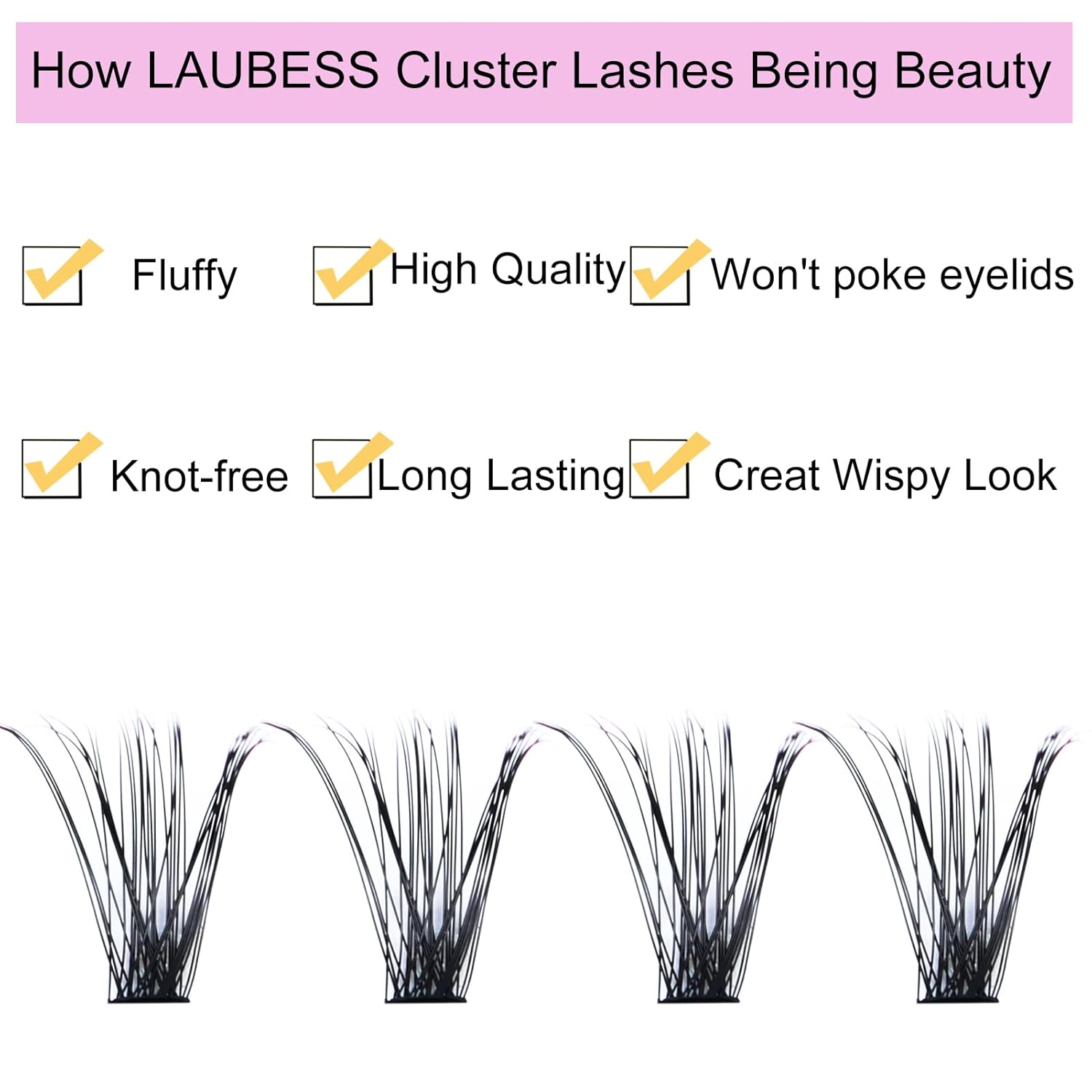 Thumbnail 4 de Cluster Lashes 240pcs Eyelash Extensions 💄