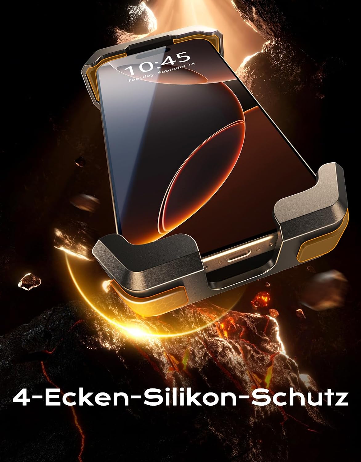 Detalle de CIRYCASE Handyhalterung Motorrad 2026 Upgrade: Vibrationsgedämpft, 360° Drehbar, Schnellverschluss – kompatibel mit 4.7–6.8 Zoll Smartphones