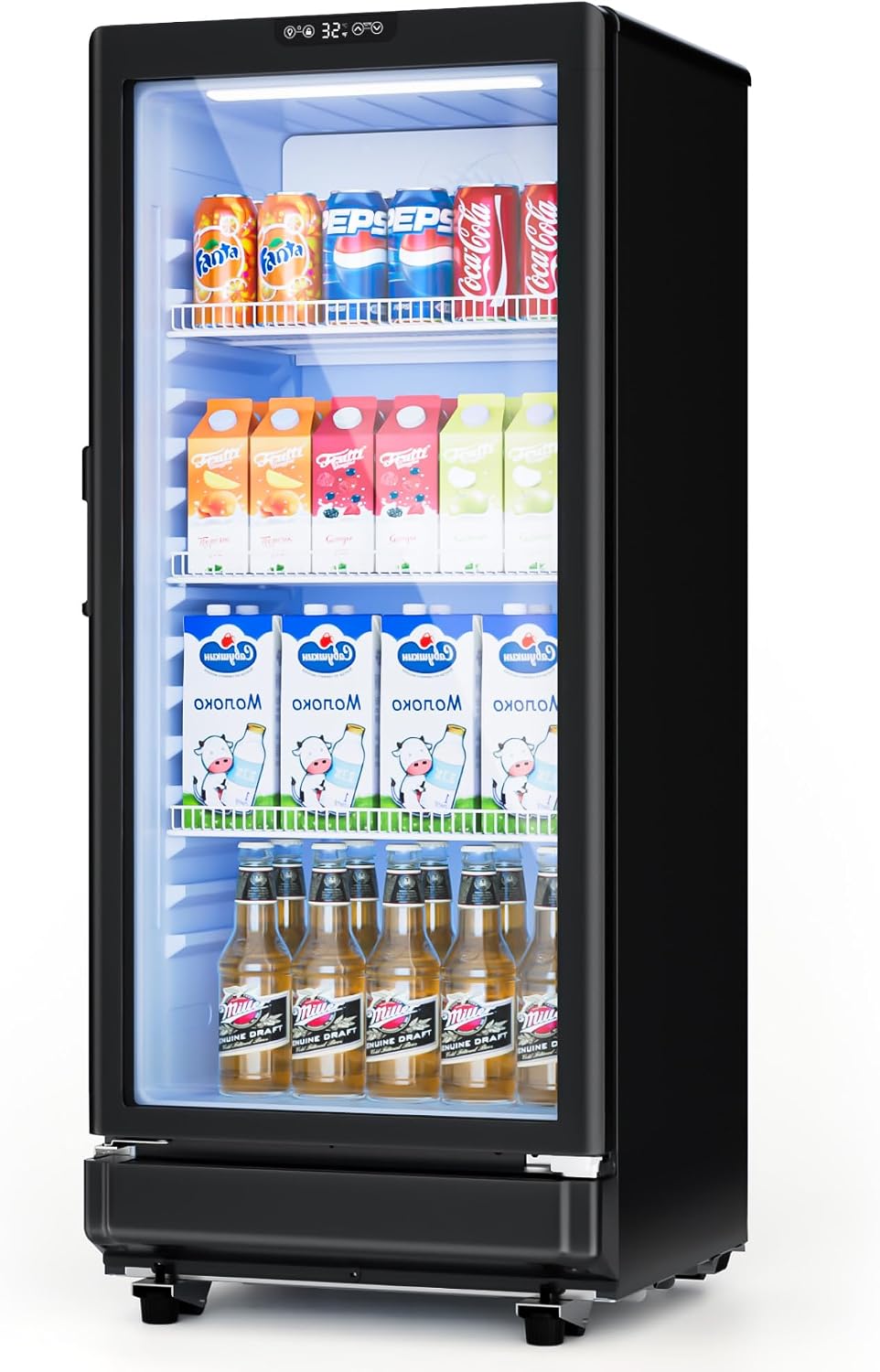 Detalle de ICEVIVAL CDR002-6 Commercial Beverage Refrigerator, 6 Cu. Ft. Glass Door