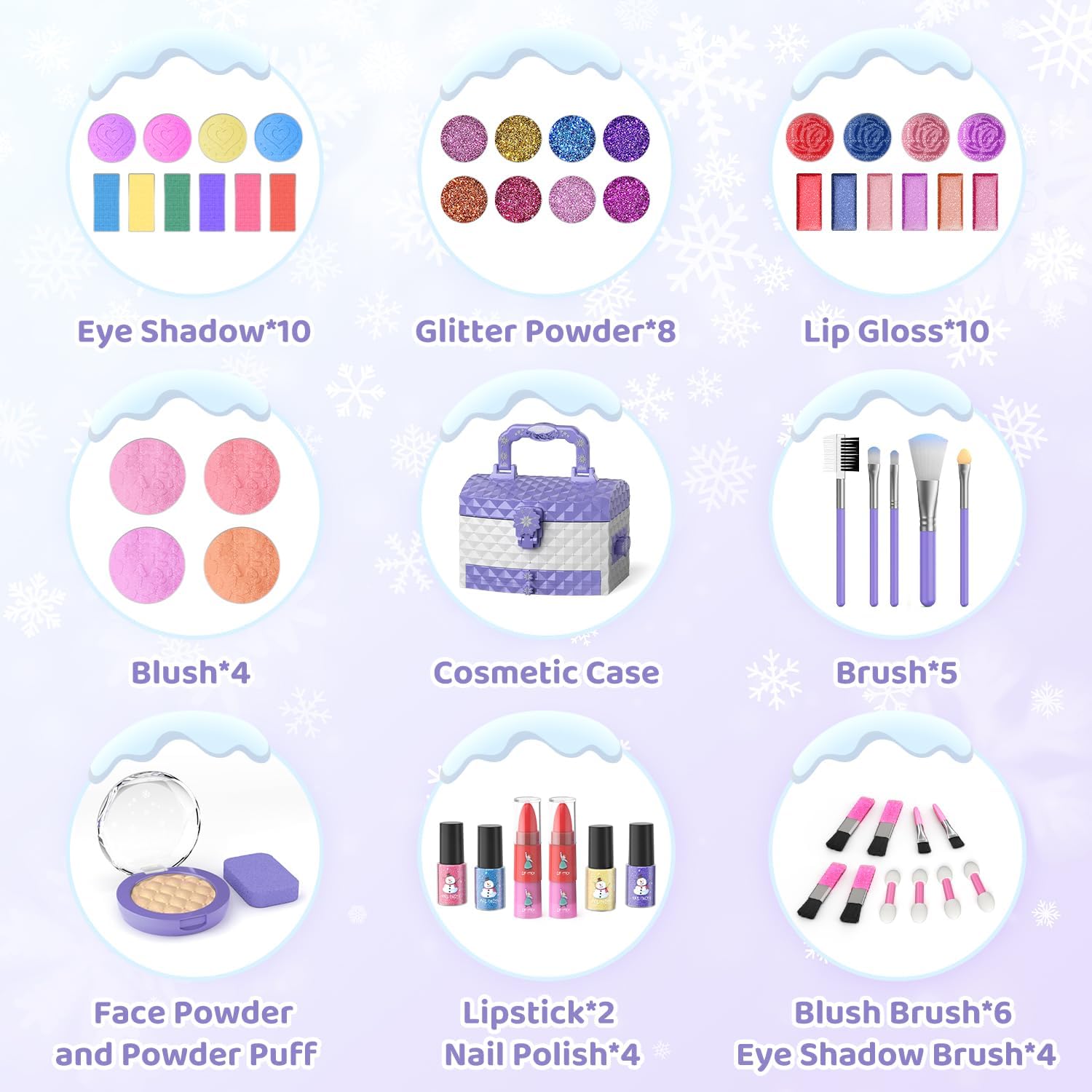 Thumbnail 1 de PERRYHOME Kids Makeup Set 56 pcs 🎀