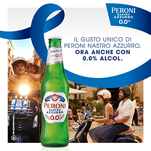Thumbnail 6 de Peroni Nastro Azzurro 0.0 Birra Analcolica Premium Lager – 24 bottiglie da 33 cl