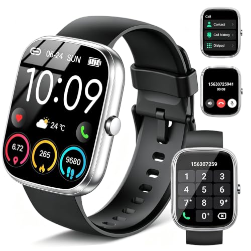 Detalle de Montre Connectée Motast Homme/Femme avec Appel Bluetooth et Suivi Santé 1,91" HD