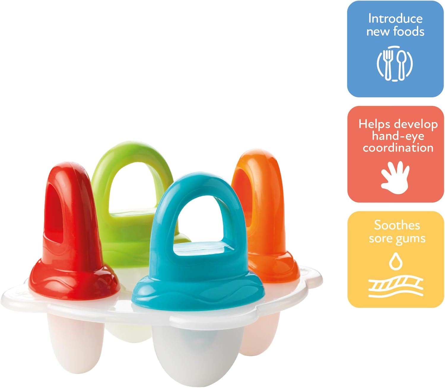 Thumbnail 4 de Nuby Garden Fresh Fruitsicle Popsicle Moulds for Babies