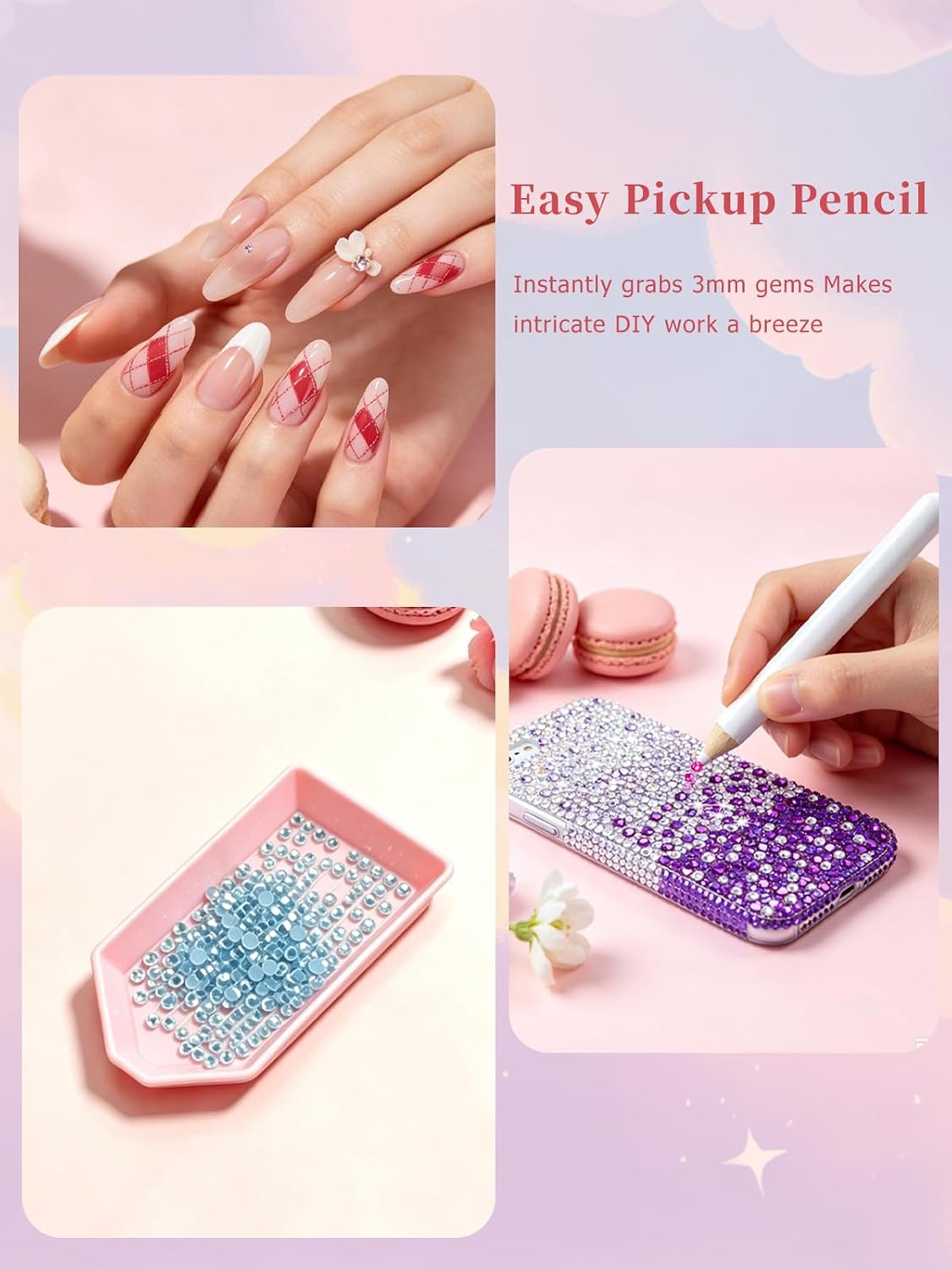 Thumbnail 5 de Wliurf Bedazzling Kit 3mm Rhinestones