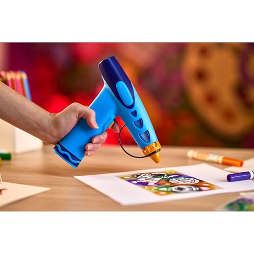 Thumbnail 6 de Crayola Marker Airbrush Art Kit with 8 Washable Markers and 5 Stencils