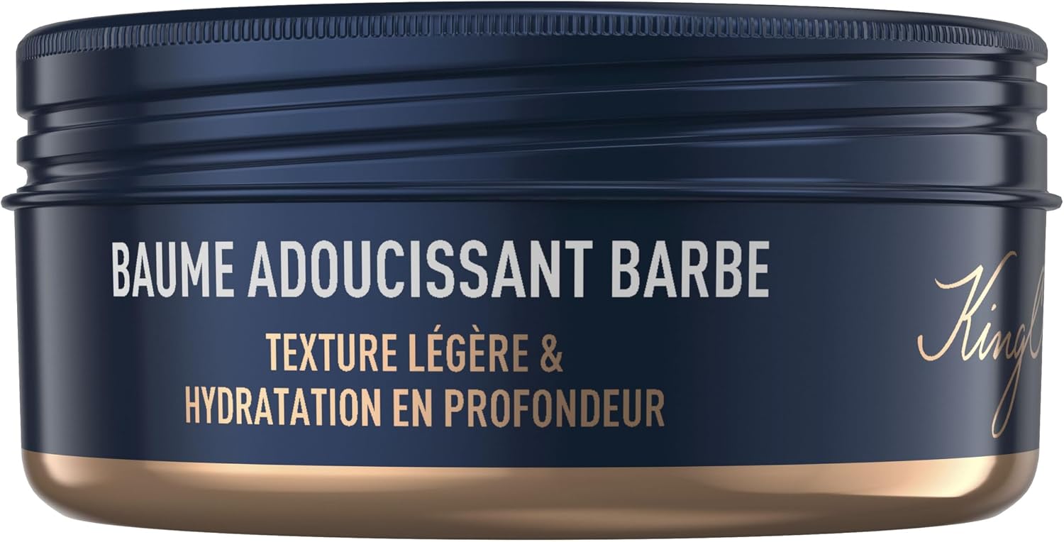 Detalle de Gillette King C. Baume barbe homme — soin nourrissant au beurre de cacao et huile d’argan, 100 ml