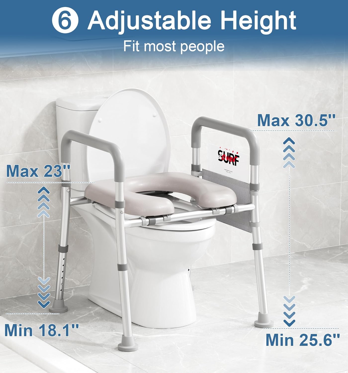 Detalle 2 de Soundfuse Toilet Seat Riser ⚙