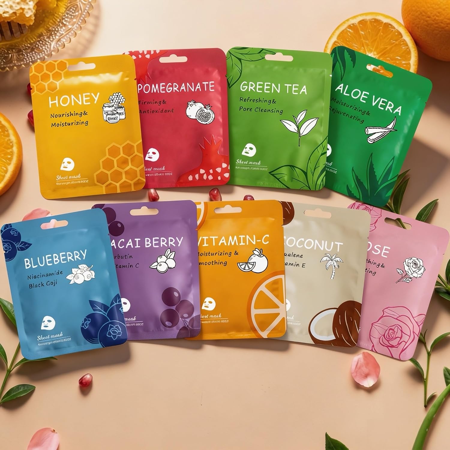 Thumbnail 2 de Meleell Face Masks 18-Pack