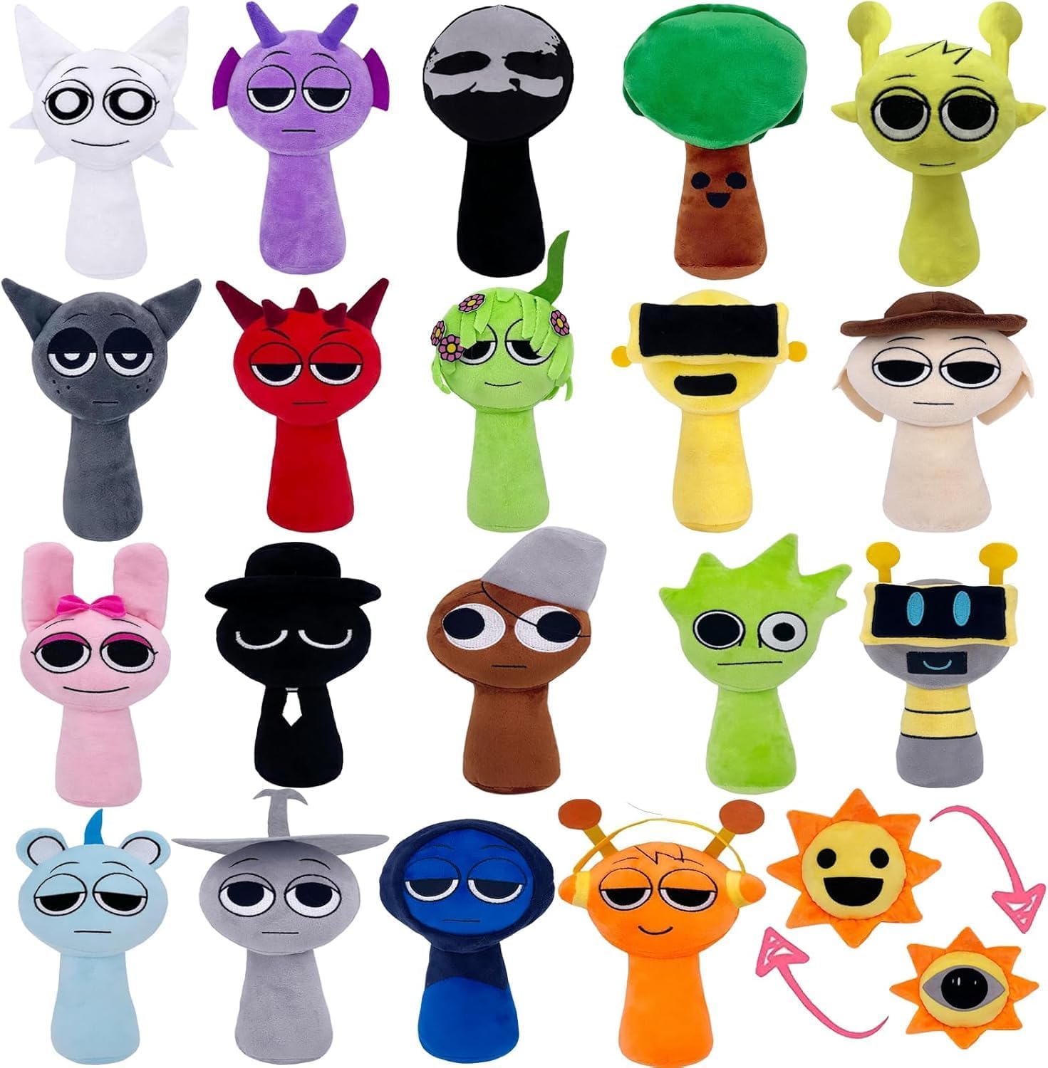 Detalle de Plush Toys: Horror Games Plushies – 10-Inch Soft Stuffed Animal Pillow Figure for Fans
