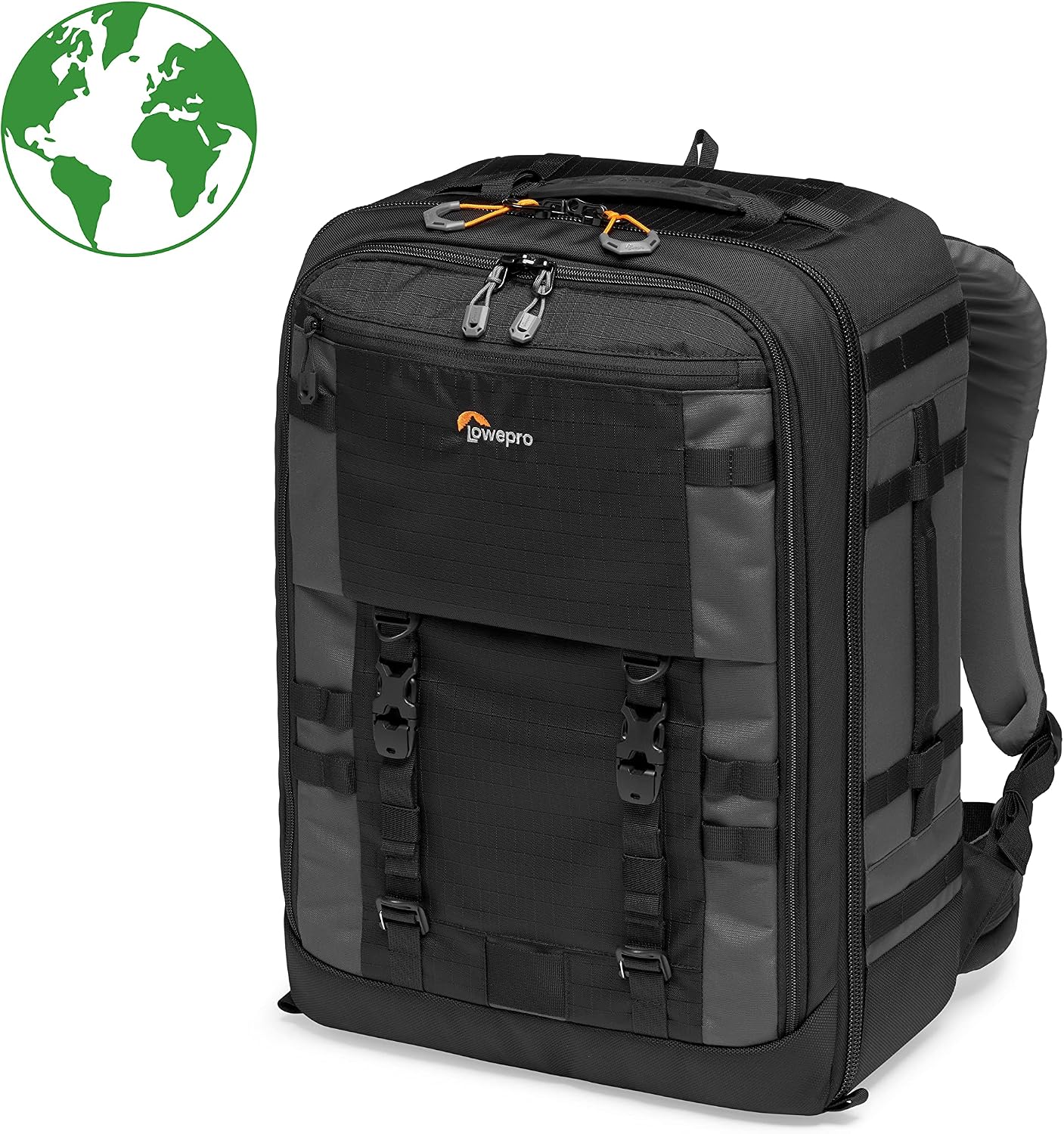 Detalle de Lowepro Pro Trekker Outdoor Camera Bag (Camera Backpack) – carry-on ready, weatherproof and modular
