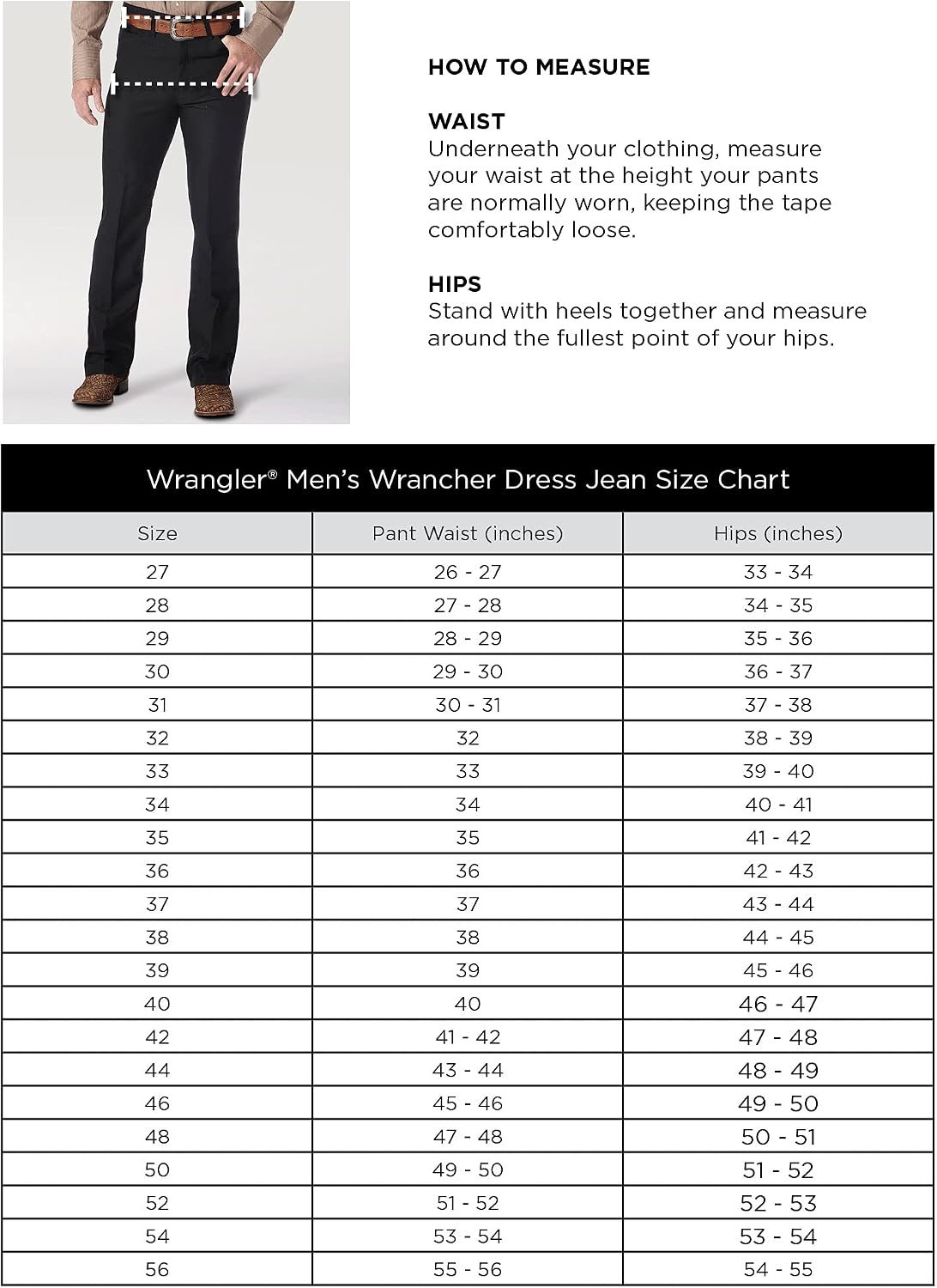 Thumbnail 4 de Wrangler Wrancher Dress Jeans för män – jeans med dressad inriktning