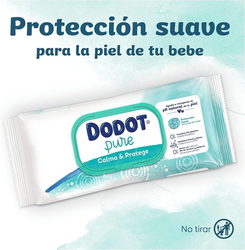 Thumbnail 1 de Dodot Toallitas Pure Calma & Protege con Aloe Vera