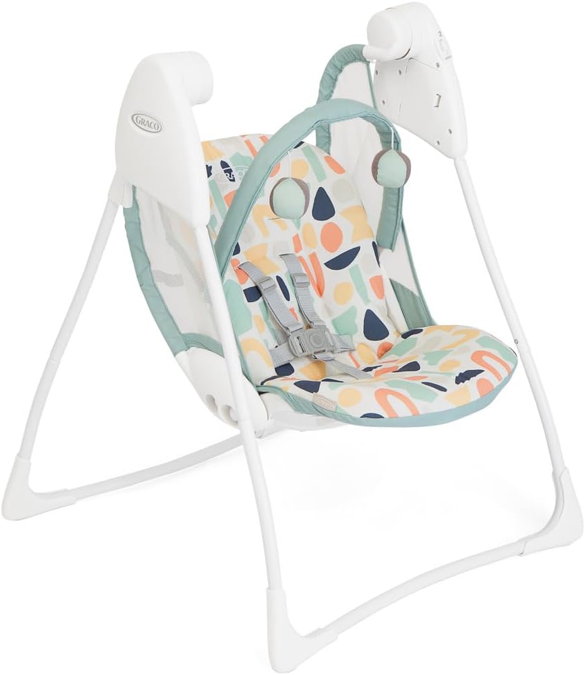 Detalle 2 de Graco Baby Delight Swing: Compact, lightweight soothing for newborns