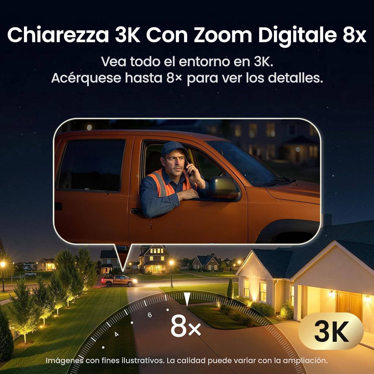 Thumbnail 4 de aosu 3K Cámara vigilancia WiFi exterior 3K
