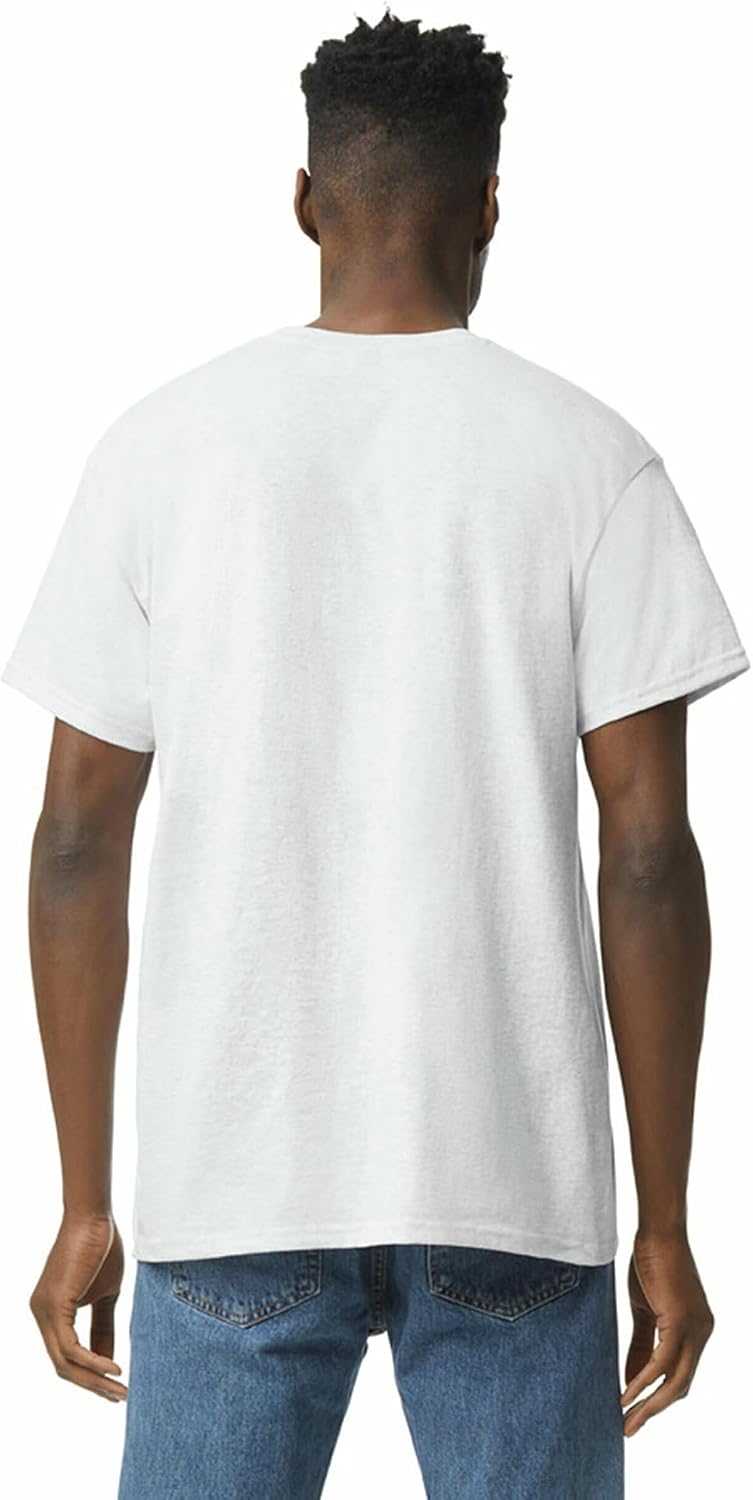 Detalle de Gildan Adult Heavy Cotton T-Shirt (Style G5000) — Classic Fit, Versatile Everyday Tee