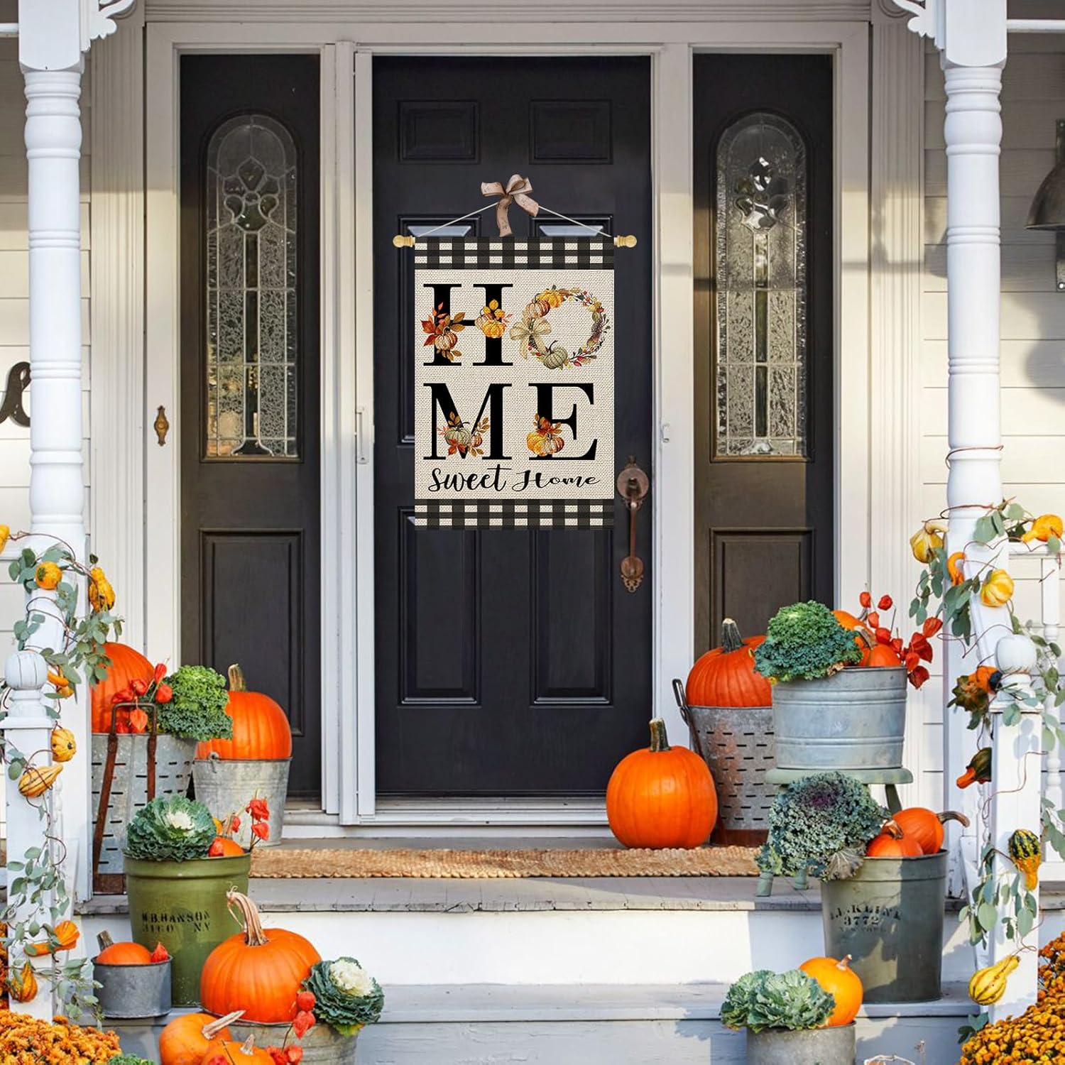 Thumbnail 3 de FUYUCHEN Home Sweet Home Fall Flag 28x40 in. 🏡