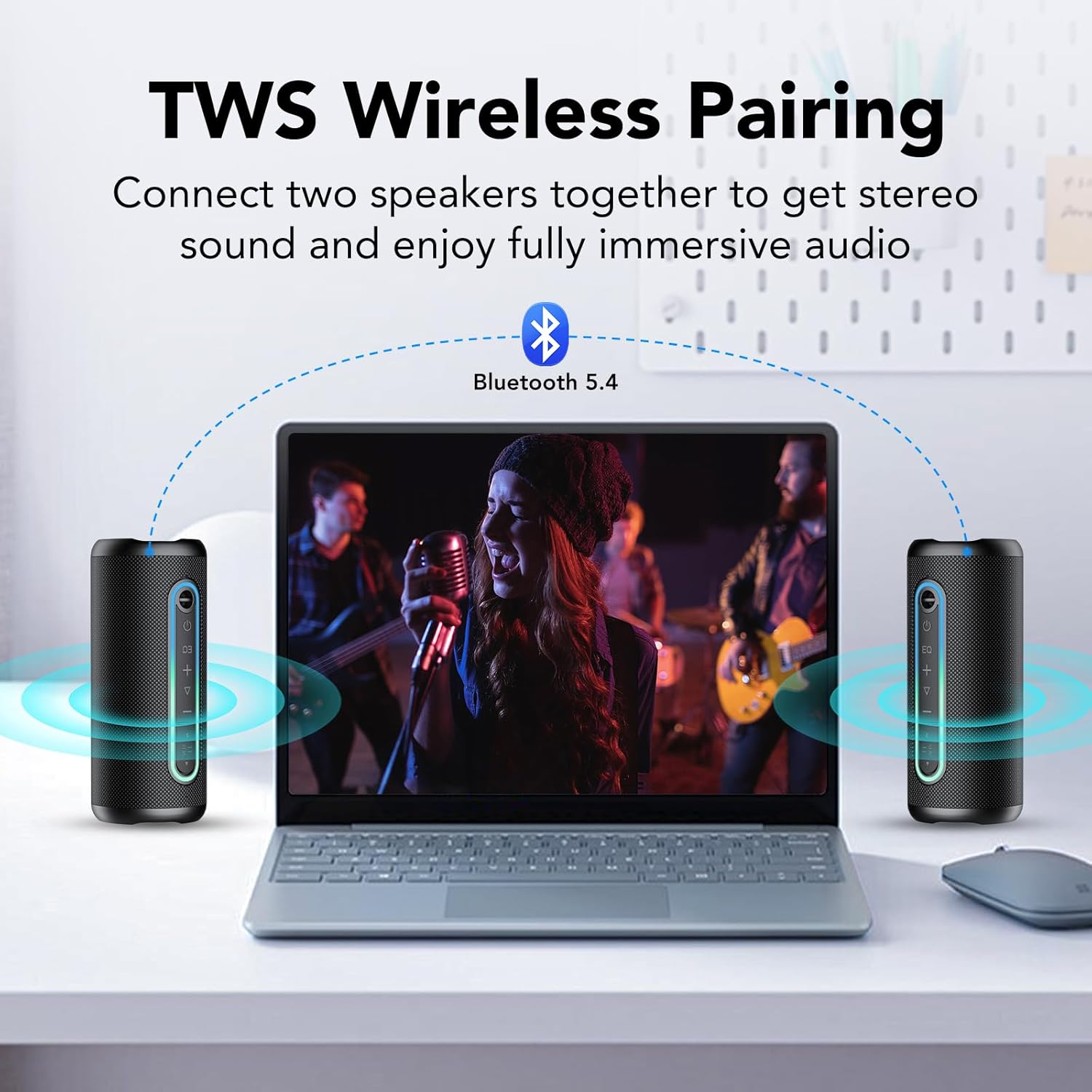 Thumbnail 4 de TIMU 30W Portable Bluetooth Speaker with IPX7, 3 EQ Modes, 30H Battery and RGB Lights