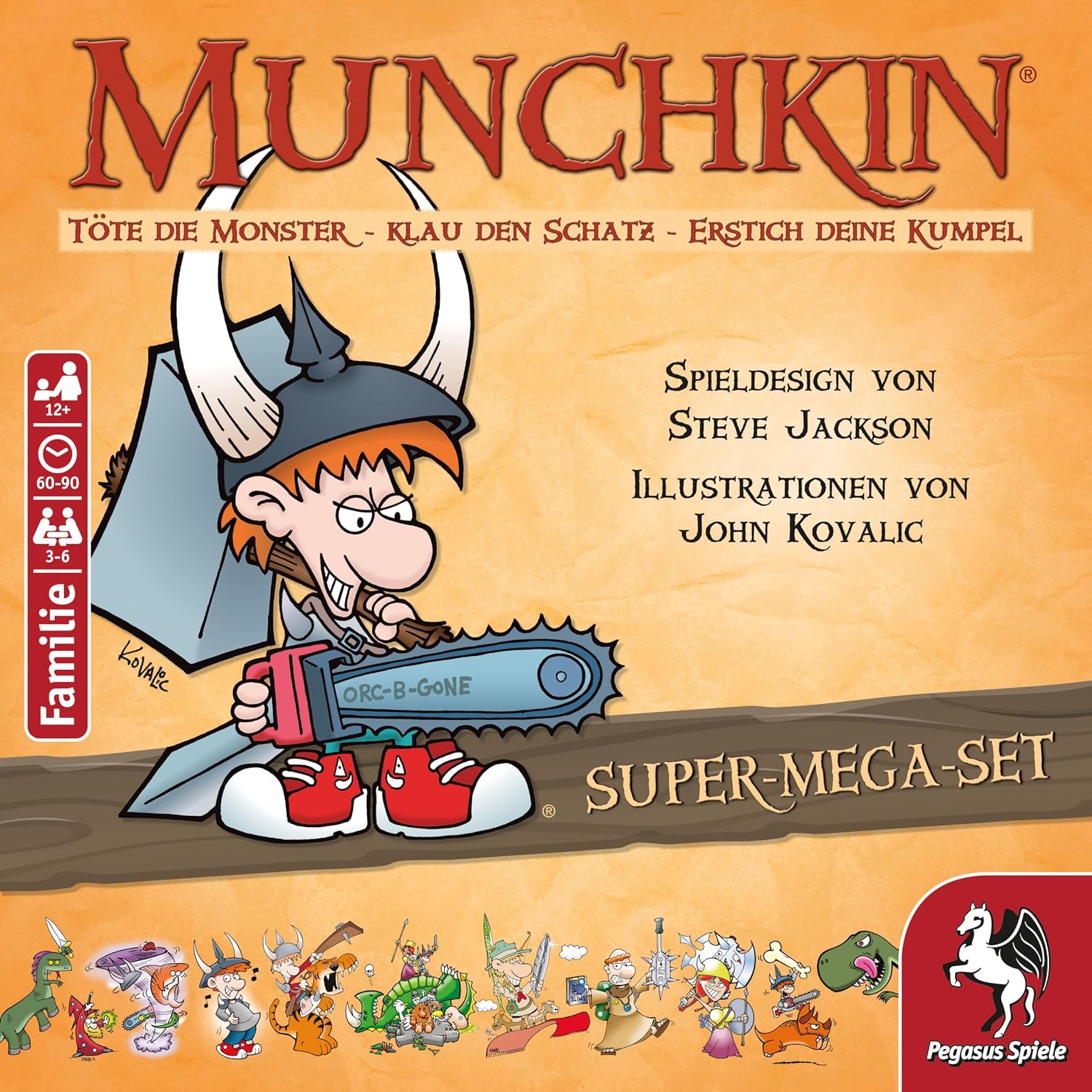 Detalle 2 de Munchkin Fantasy Super-Mega-Set đČ