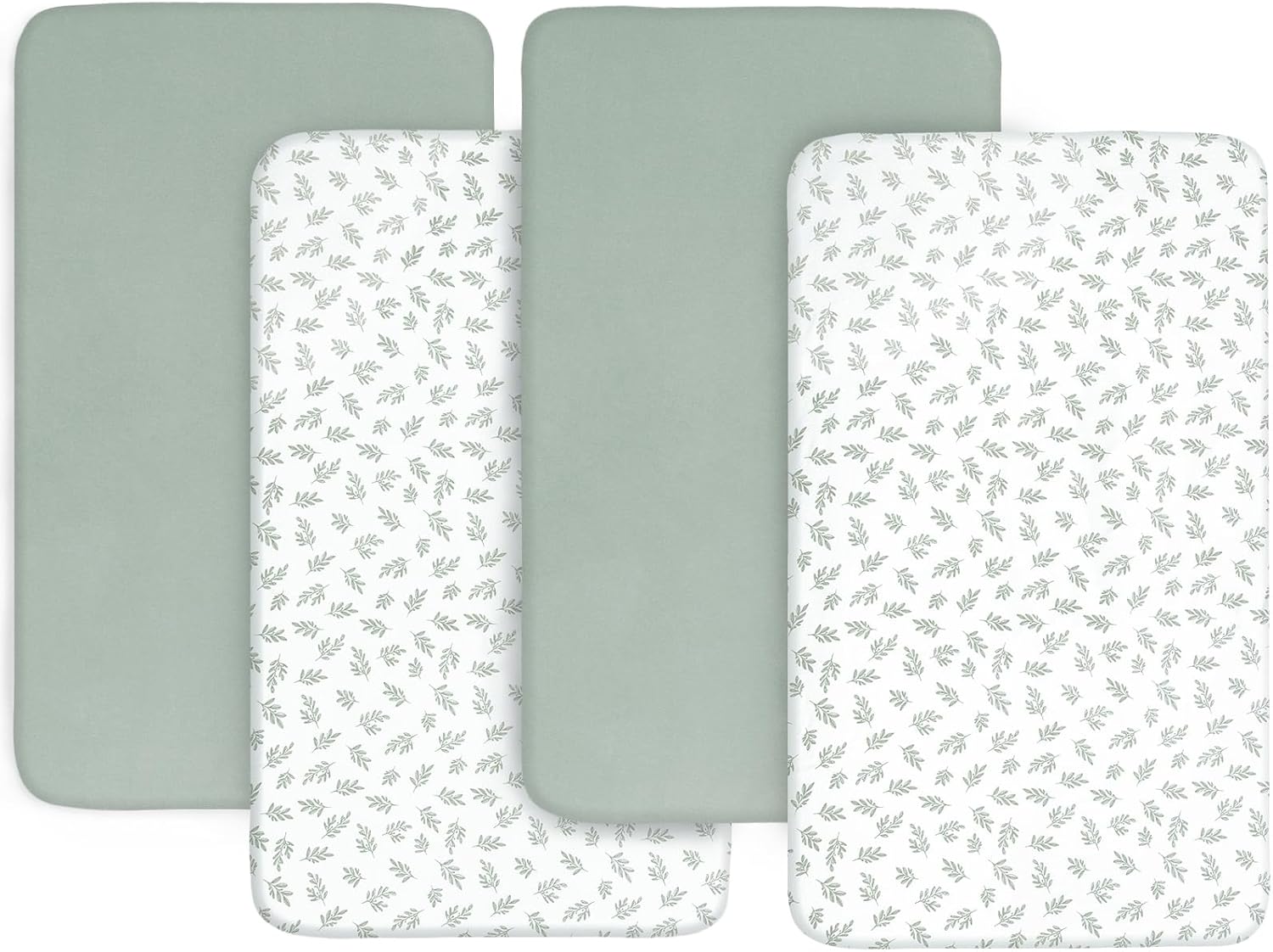 Detalle de Biloban Baby Bassinet Sheets, 4-Pack