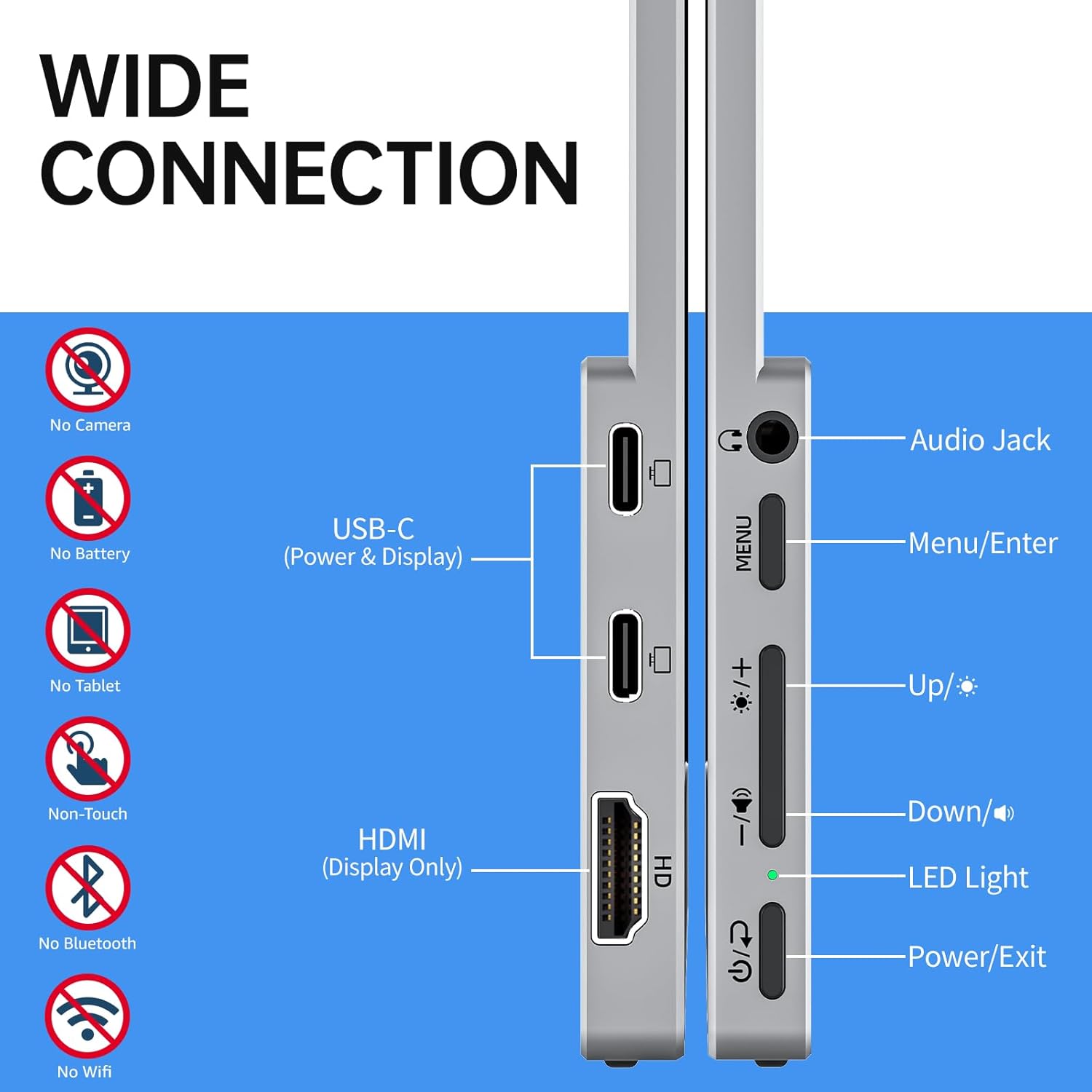 Thumbnail 5 de VisionOwl Portable Monitor 15.6" 1080P