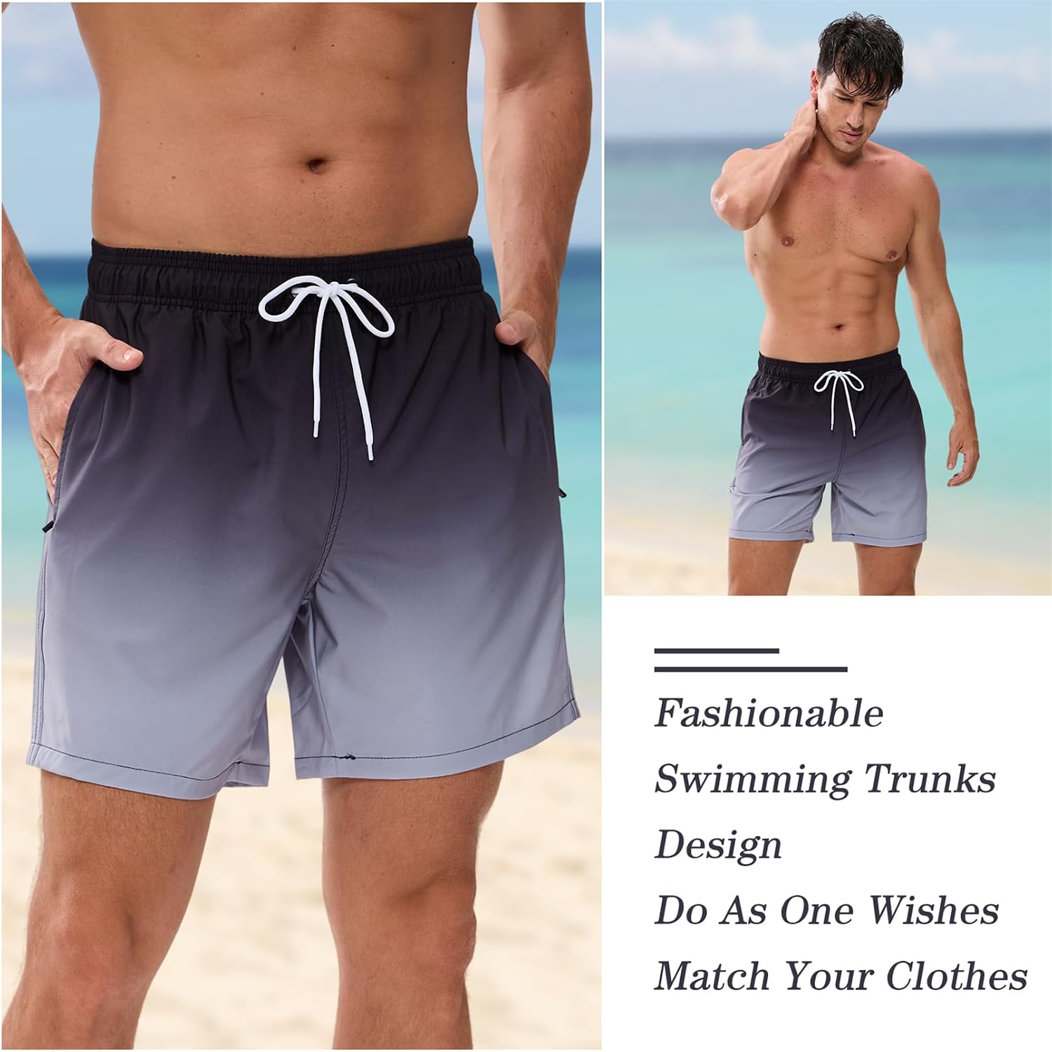 Detalle 2 de Vorvowry costume mare uomo impermeabile