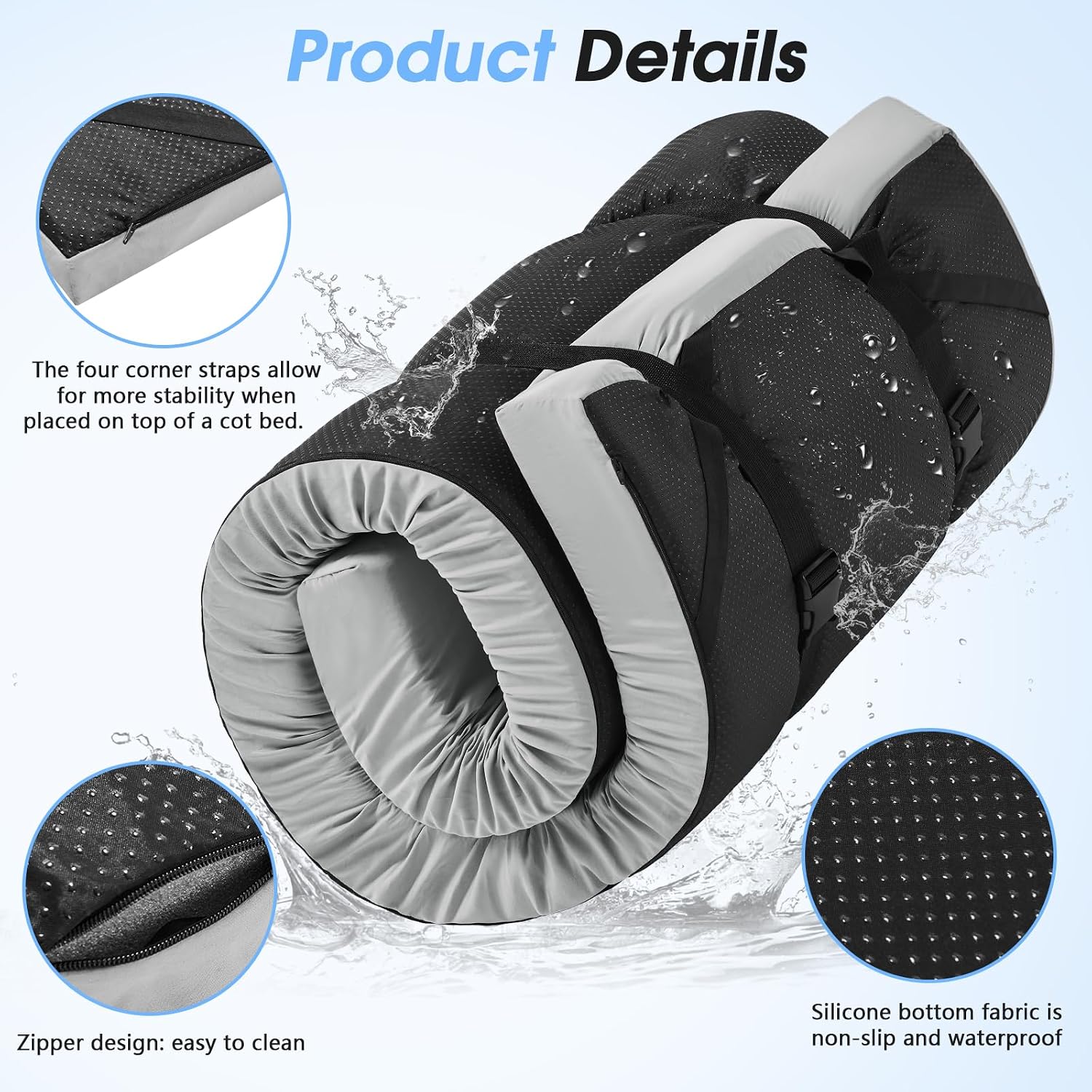Detalle de CYMULA 3 Inch Memory Foam Camping Pad