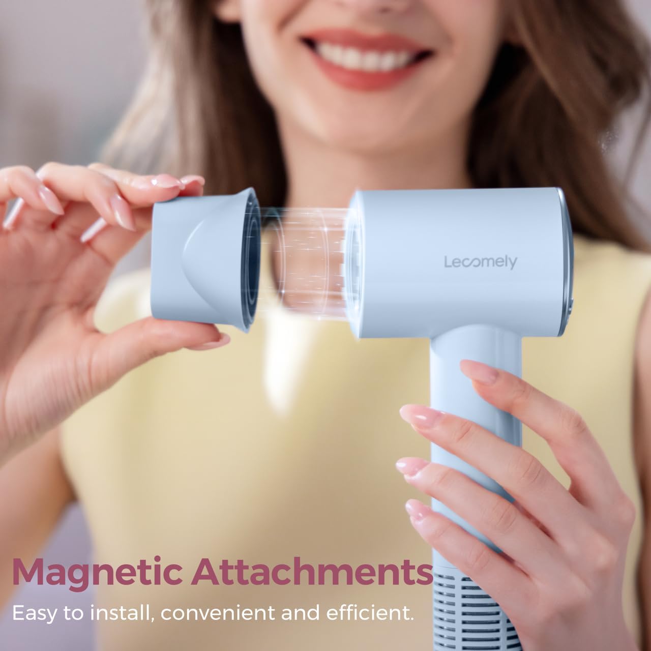 Thumbnail 5 de Lecomely Dual Voltage Travel Hair Dryer: Global, Lightweight Power with Salon Results