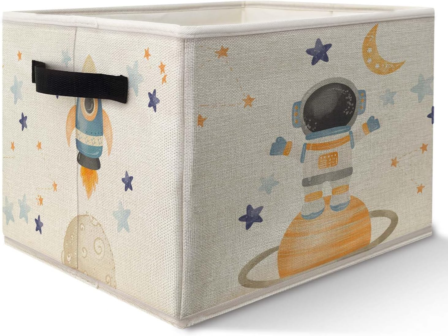 Detalle de Likjad Fabric Storage Bin, Cotton-Linen
