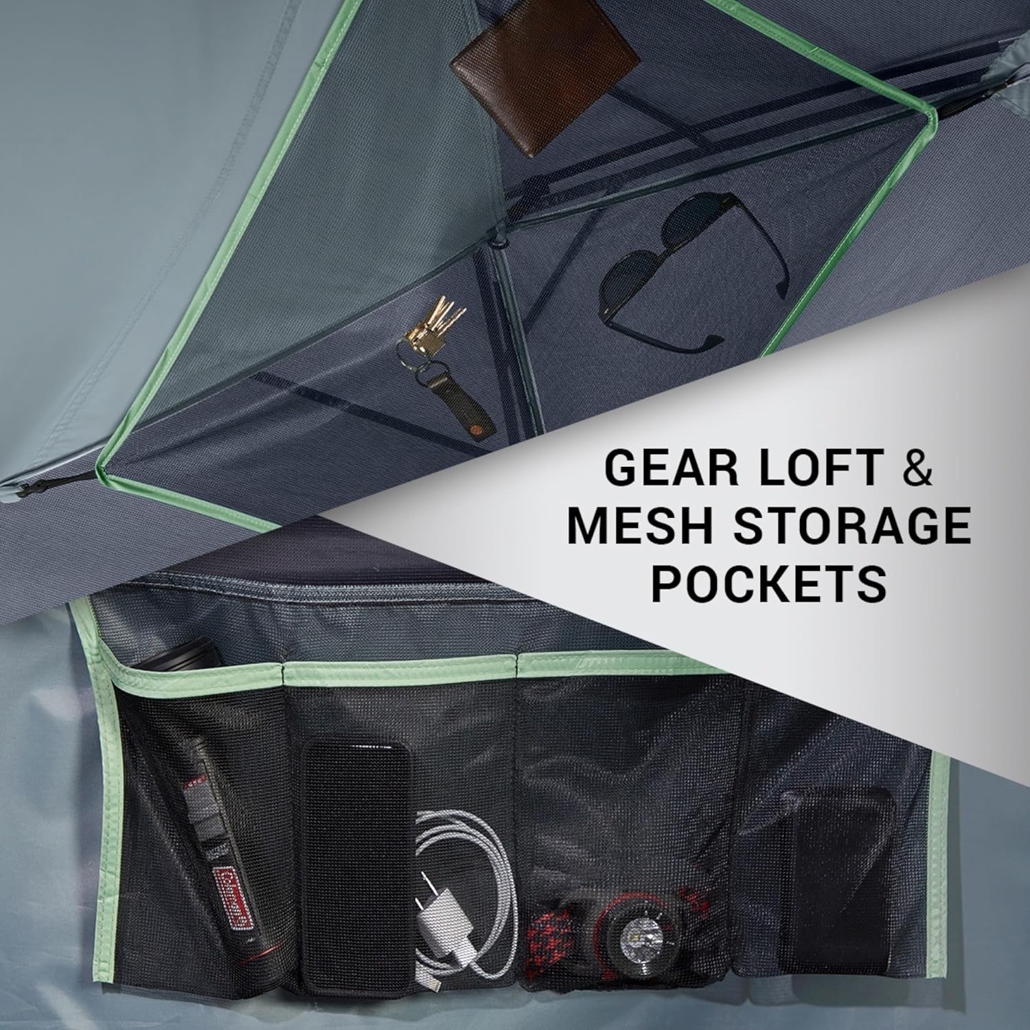 Thumbnail 5 de Coleman Skydome Tent (5-Minute Setup) 2/4/6/8-Person Weatherproof with Rainfly & Carry Bag