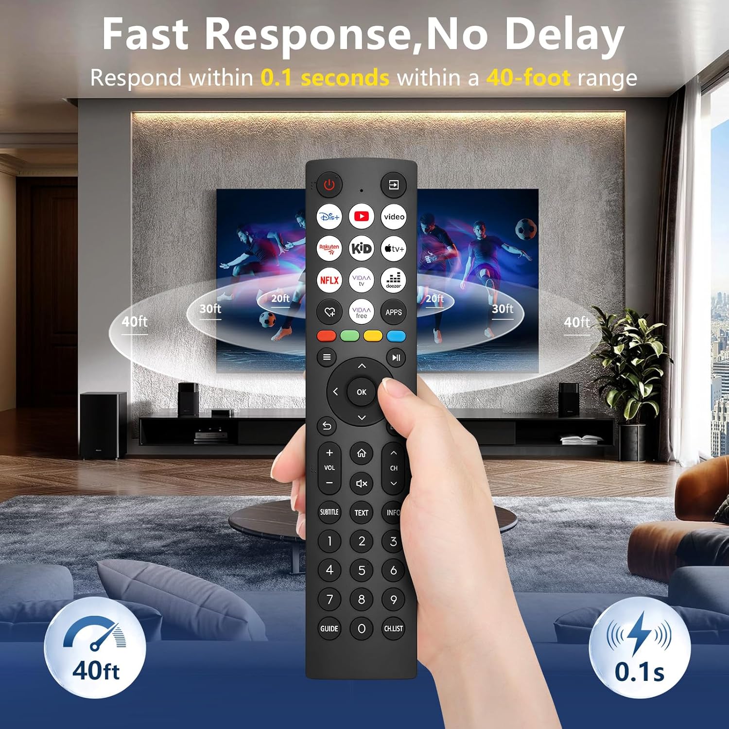 Thumbnail 6 de Hisense 4K VIDAA Universal Remote Control